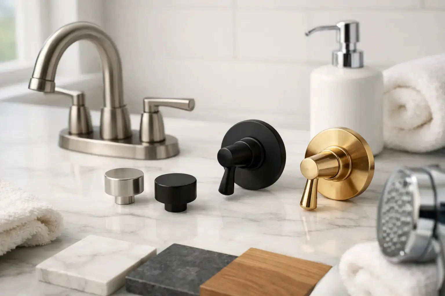 How to Coordinate Bathroom Fixture Finishes