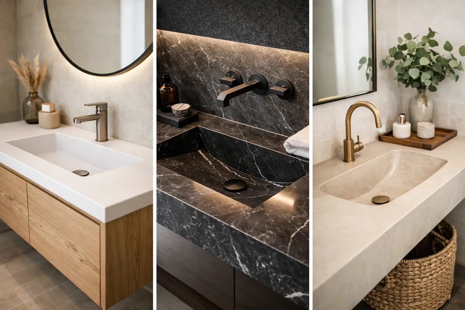 9 Integrated Basin Vanity Ideas That Feel Custom
