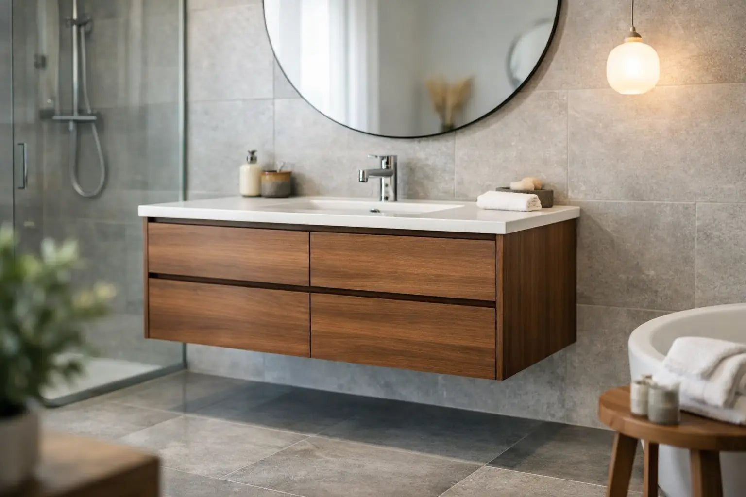 Are Wall Hung Vanities Durable? What Matters