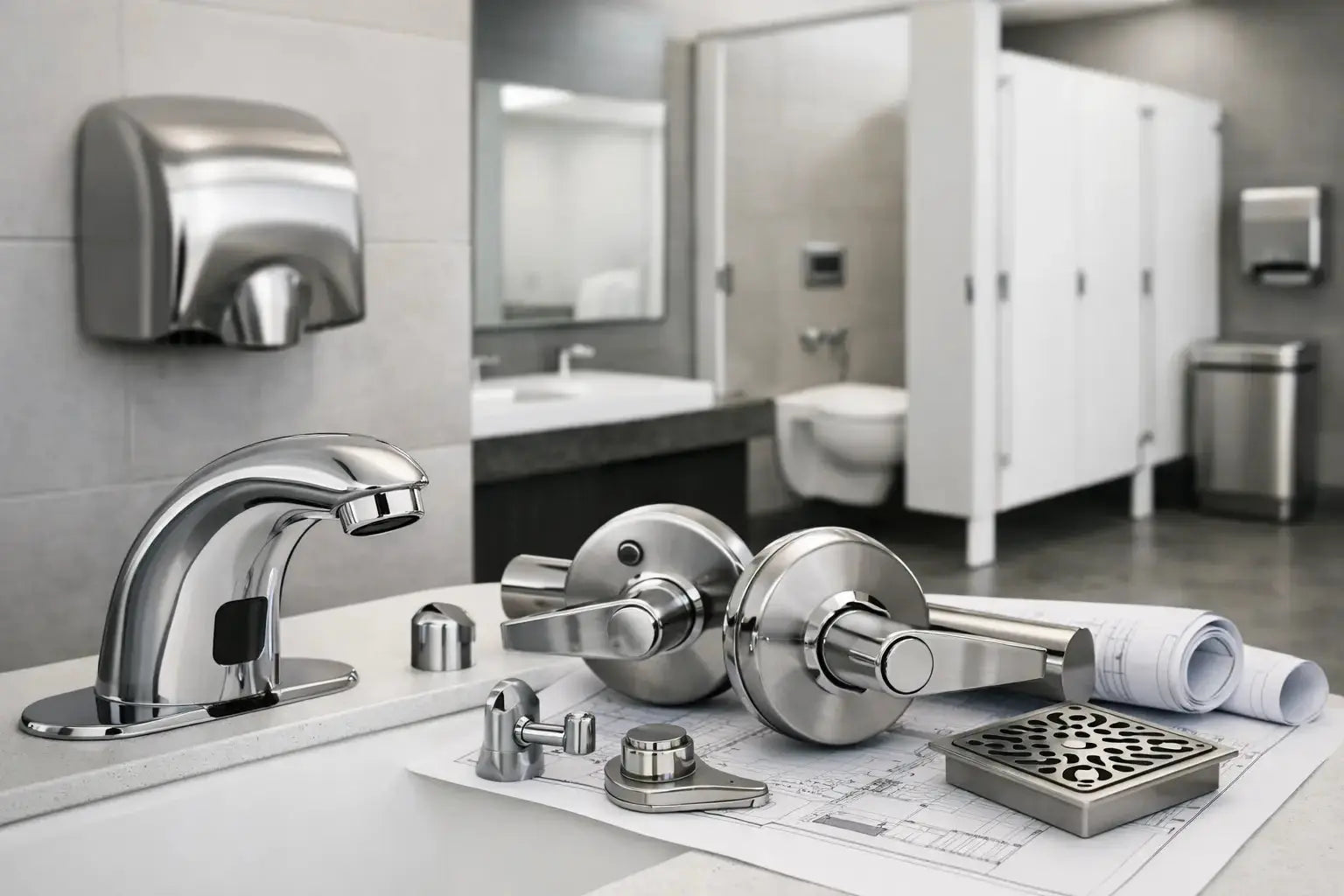 Commercial Bathroom Fixture Package Planning