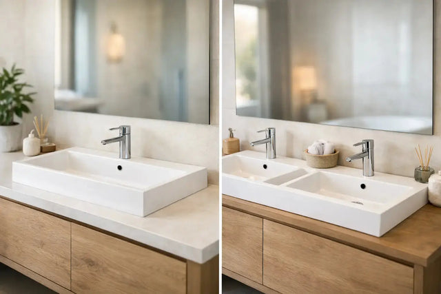 Single Basin vs Double Basin for Your Bathroom