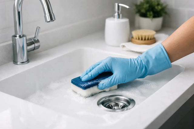 How to Clean a Solid Surface Sink Right