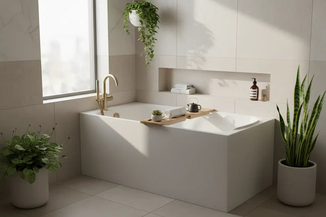 極簡風格迷你浴缸設計靈感，打造高質感現代浴室空間