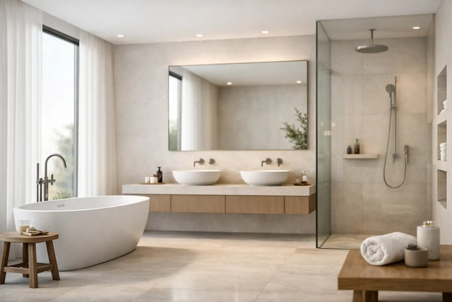How to Plan a Minimalist Luxury Bathroom Layout