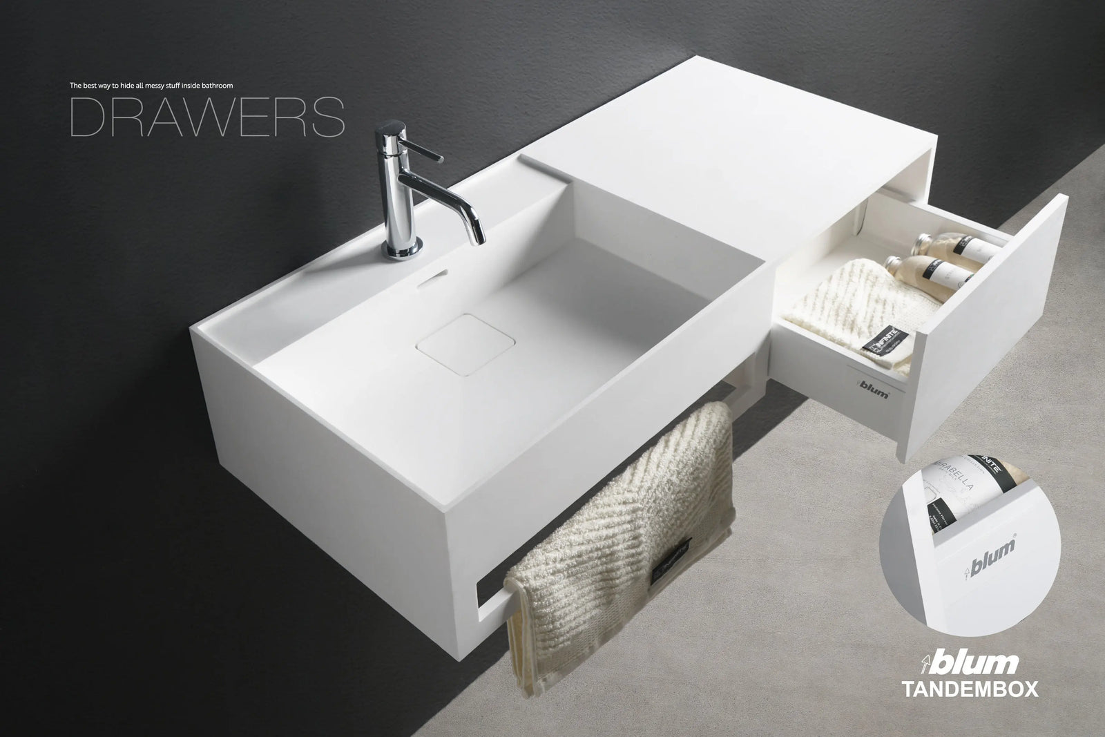 CUBE-X Drawers-INFINITE BATH, 訂造浴室潔具,Hong Kong custom bathtub,Hong Kong bathroom design company, Luxury bathtub brands Hong Kong,浴室配件,浴缸香港,Bespoke bathroom,浴室設計 公司