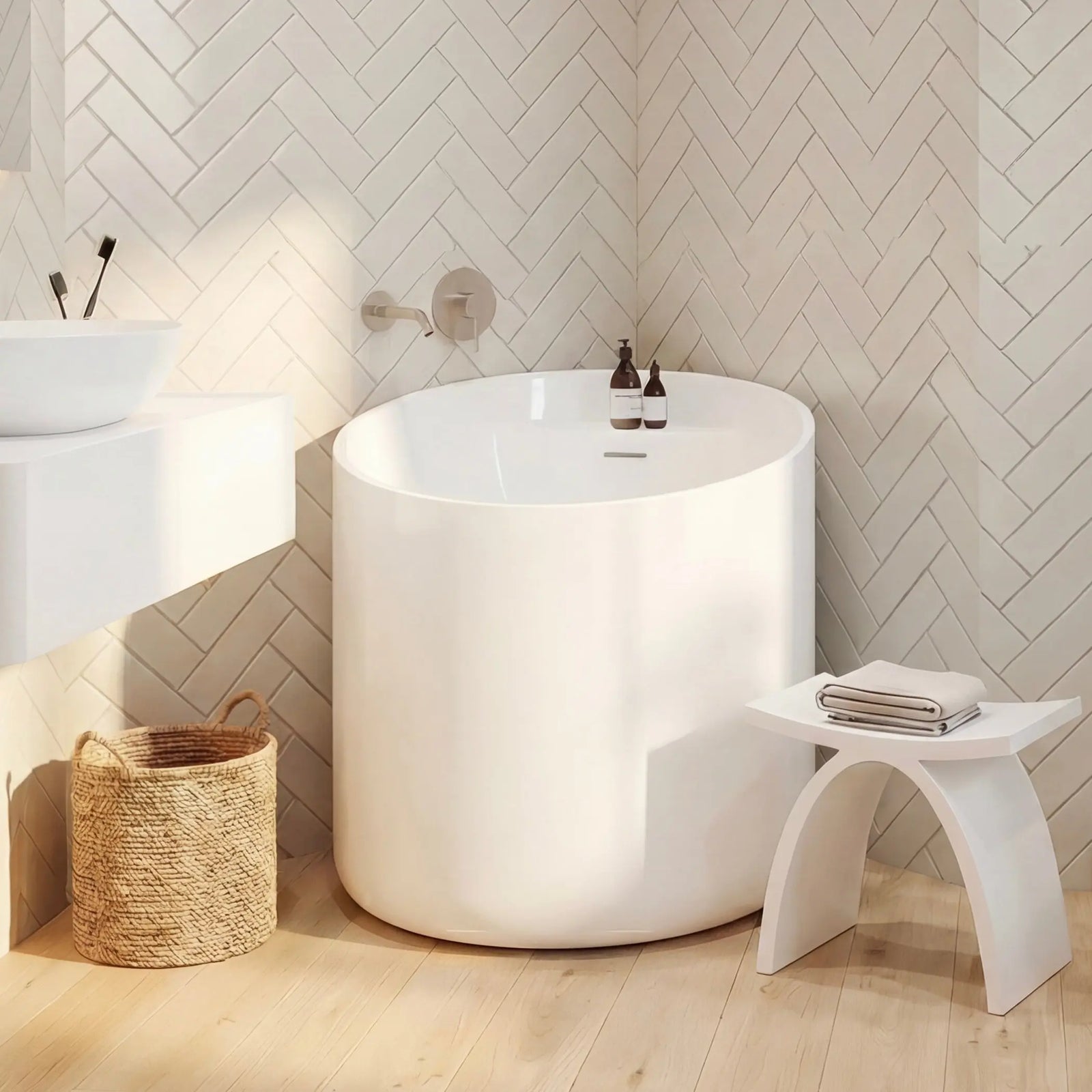 Corner-Bathtubs INFINITE BATH
