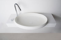 Ardea Semi-Recess Basin (Oval)-WALL MOUNT WASHBASINS-INFINITE-訂造洗手盆,浴室翻新, small size bathtubs, custom-made bathtub HK,freestanding bathtub Hong Kong, 獨立式 浴缸 香港, premium bathtub brands HK, Where to buy bathtubs in Hong Kong, best custom bathroom furniture HK, Infinite Bath, Infinite浴缸, Cloakroom,Vanities, Mirrors,Bathroom Furniture, 浴室裝修,浴室 櫃 訂造