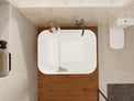 Osaka RR 120 (TB)-BATHTUBS-INFINITE BATH,bathroom design hk, Bathroom furniture,香港浴室,浴室用品,浴室潔具,花灑,水龍頭,浴簾,鏡,洗手盆,層架組合,浴室傢俬,廁所板,浴江