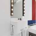ELEMENTS Wall-Mount Washbasins Bowl on Right w/towel bar INFINITE BATH