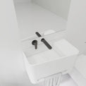 ELEMENTS Wall-Mount Washbasins Bowl on Left INFINITE BATH