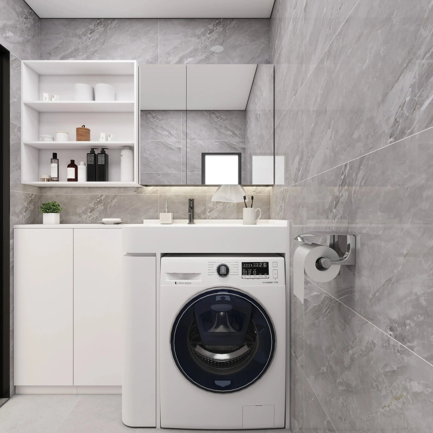 PURE Lanudry Sink 85LH Curve Combo