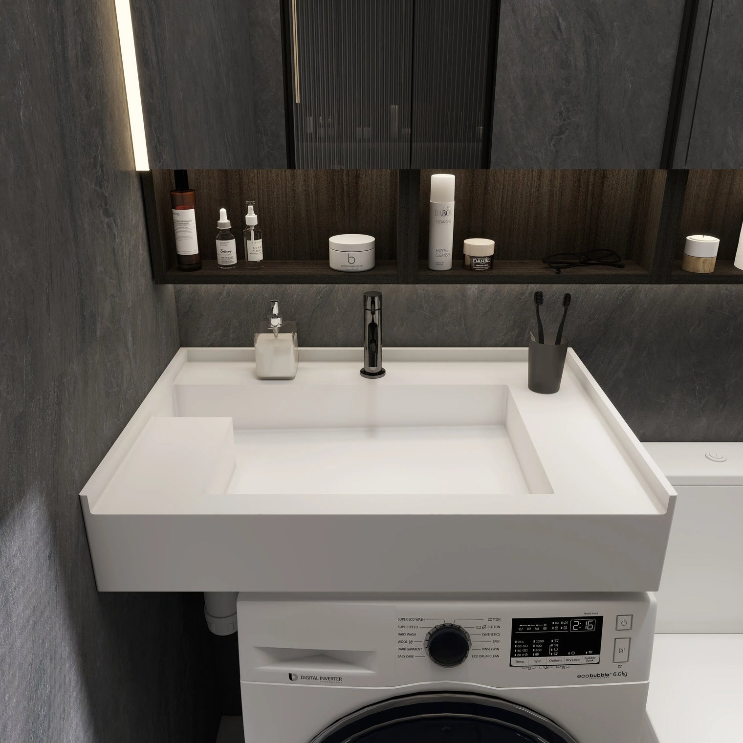 PURE Lanudry Sink WM 80LS