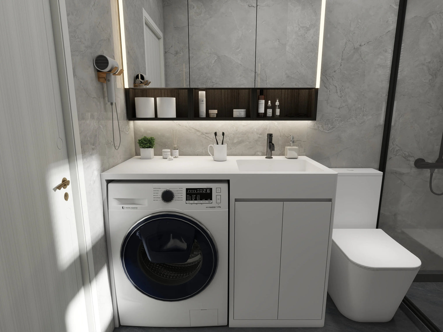 PURE Lanudry Sink 120R Combo