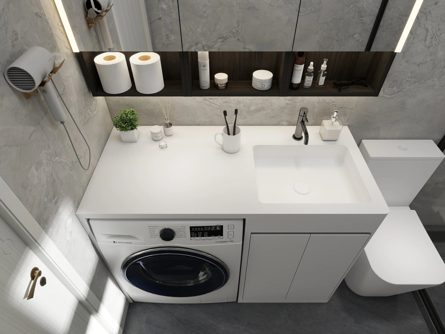 PURE Lanudry Sink 120R Combo