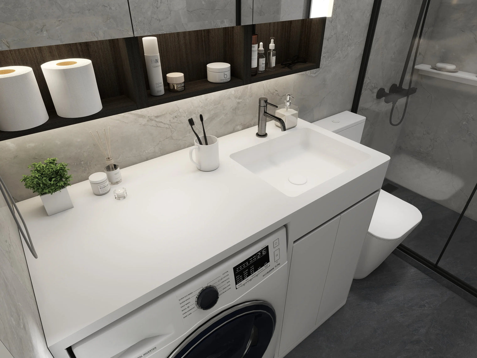 PURE Lanudry Sink 120R Combo