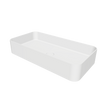 Super Thin Edge RR 70 Rectangle Solid Surfaces Overcounter Washbasin Super Thin Edge系列超薄邊70厘米長方型膚感人造石台上洗手盆