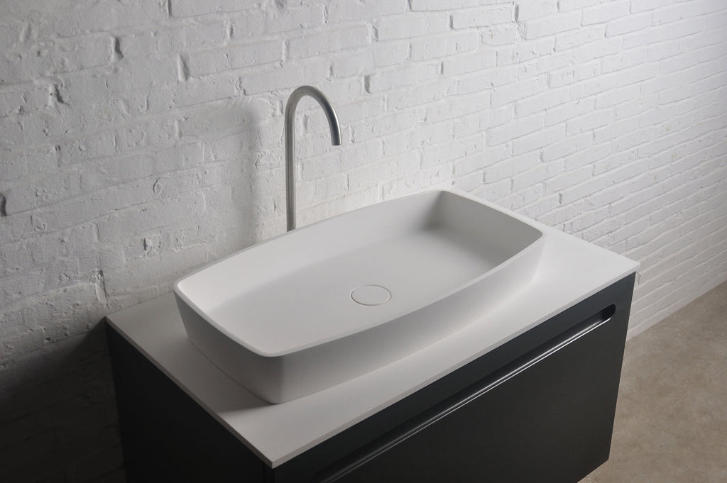 INFINITE | Palermo 68 Overcounter Washbasin | INFINITE Solid Surfaces