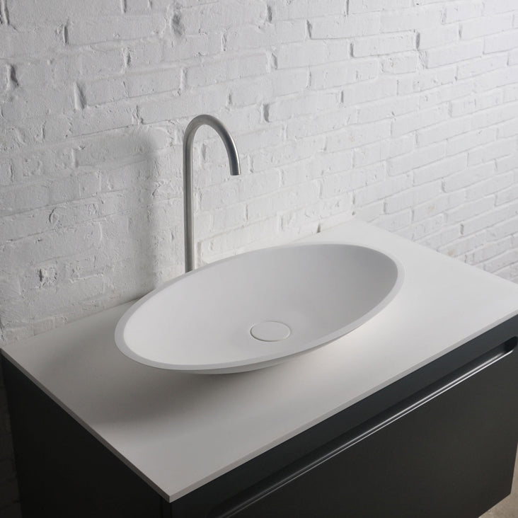 INFINITE | Bologna 60 Overcounter Washbasin | INFINITE Solid Surfaces