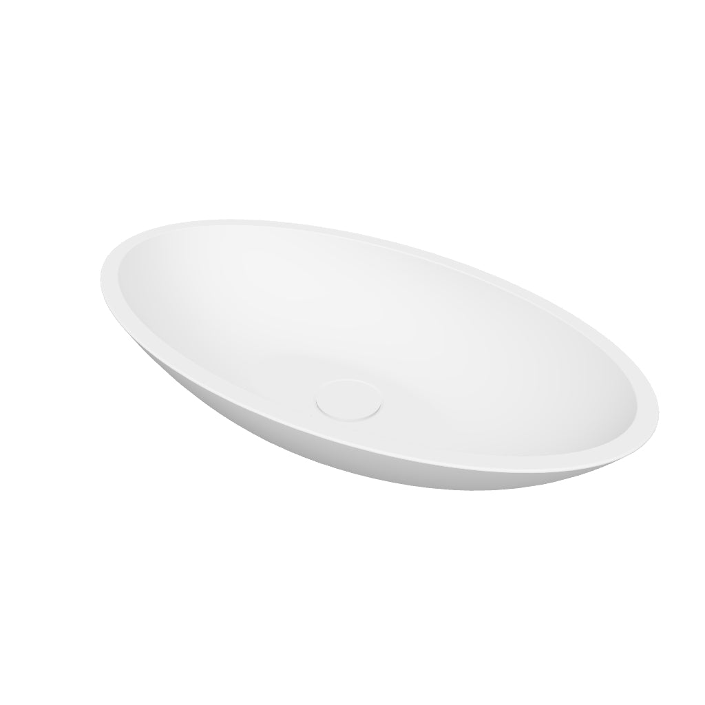 INFINITE | Bologna 70 Overcounter Washbasin | INFINITE Solid Surfaces