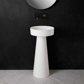 pedestal basin Float P D40 w/Pedestal-PEDESTAL WASHBASINS-訂造一體無縫洗手盆,Tailor made Washbasins,waterbasin hk, 浴室物料,浴室裝修,訂造洗手盆,浴室翻新,Bathroomware ,Bespoke bathroom,浴室配件,訂造浴室潔具,訂造浴室傢俬,香港 浴室設計 公司,best custom bathroom furniture HK, Infinite Bath