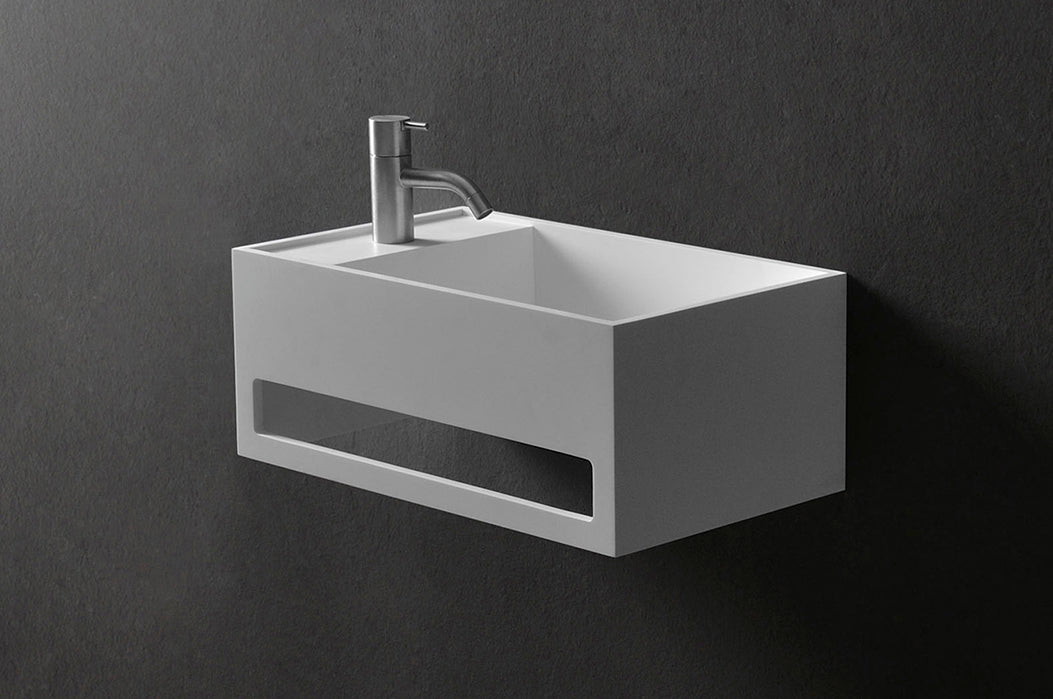 INFINITE | Pure WM 50R | Wall Mount Washbasin | INFINITE Solid Surfaces