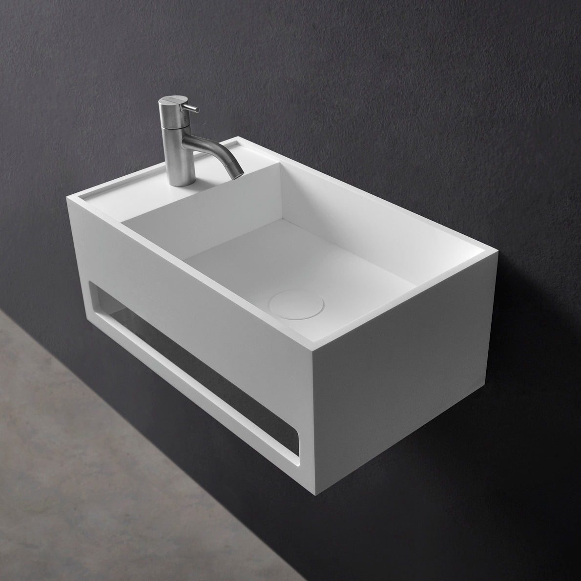 INFINITE | Pure WM 50R | Wall Mount Washbasin | INFINITE Solid Surfaces