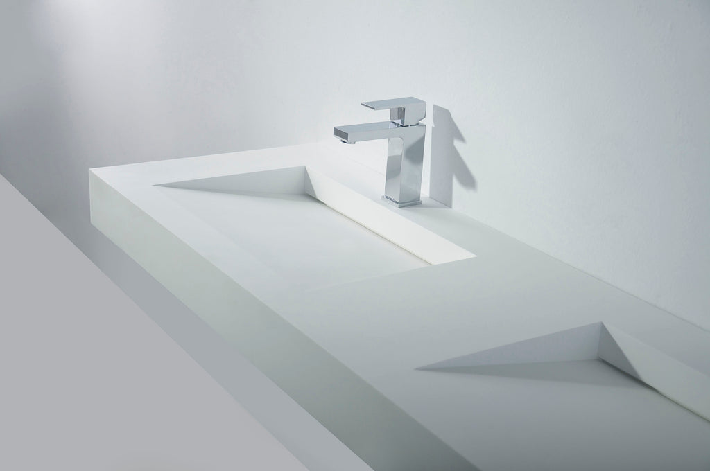 INFINITE | Minerva WM 150DB | Wall Mount Washbasin | INFINITE Solid Surfaces