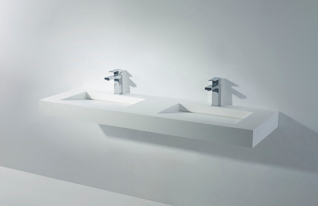 INFINITE | Minerva WM 150DB | Wall Mount Washbasin | INFINITE Solid Surfaces