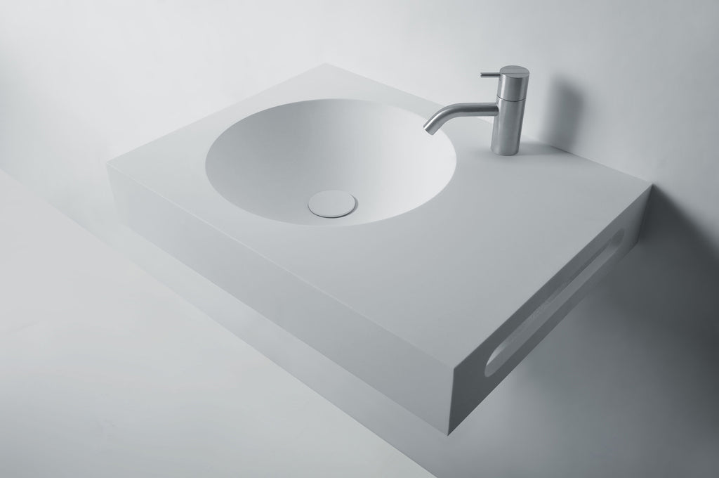 INFINITE | Apollo WM 60 Wall Mount Washbasin | INFINITE Solid Surface