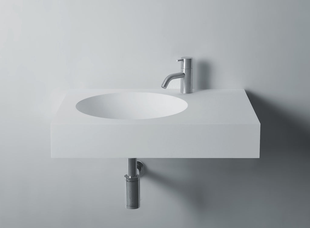 INFINITE | Apollo WM 60 Wall Mount Washbasin | INFINITE Solid Surface