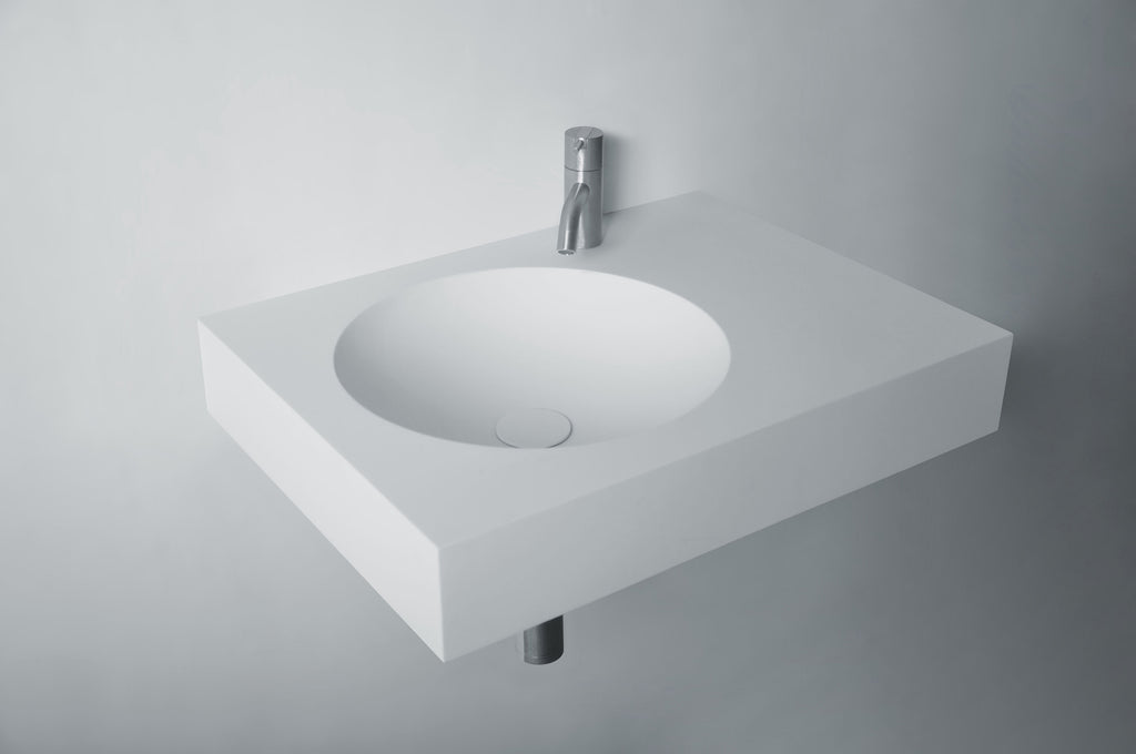 INFINITE | Apollo WM 60 Wall Mount Washbasin | INFINITE Solid Surface