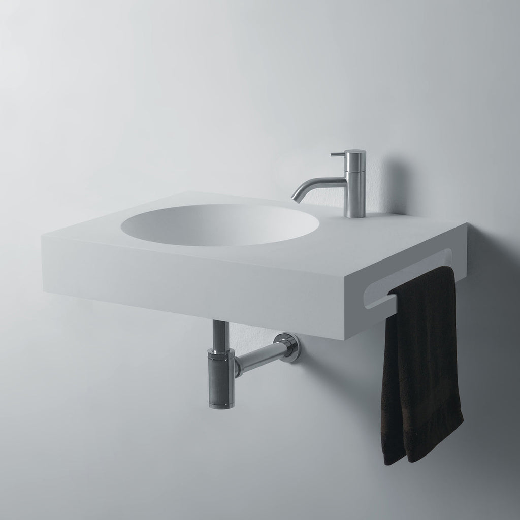 INFINITE | Apollo WM 60 Wall Mount Washbasin | INFINITE Solid Surface