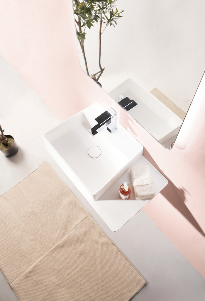 INFINITE | Captop 3.0 Wall Mount Washbasin | INFINITE Solid Surfaces