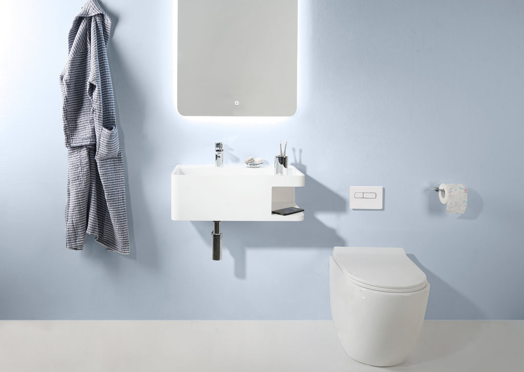 INFINITE | Captop 5.0 Wall Mount Washbasin | INFINITE Solid Surfaces