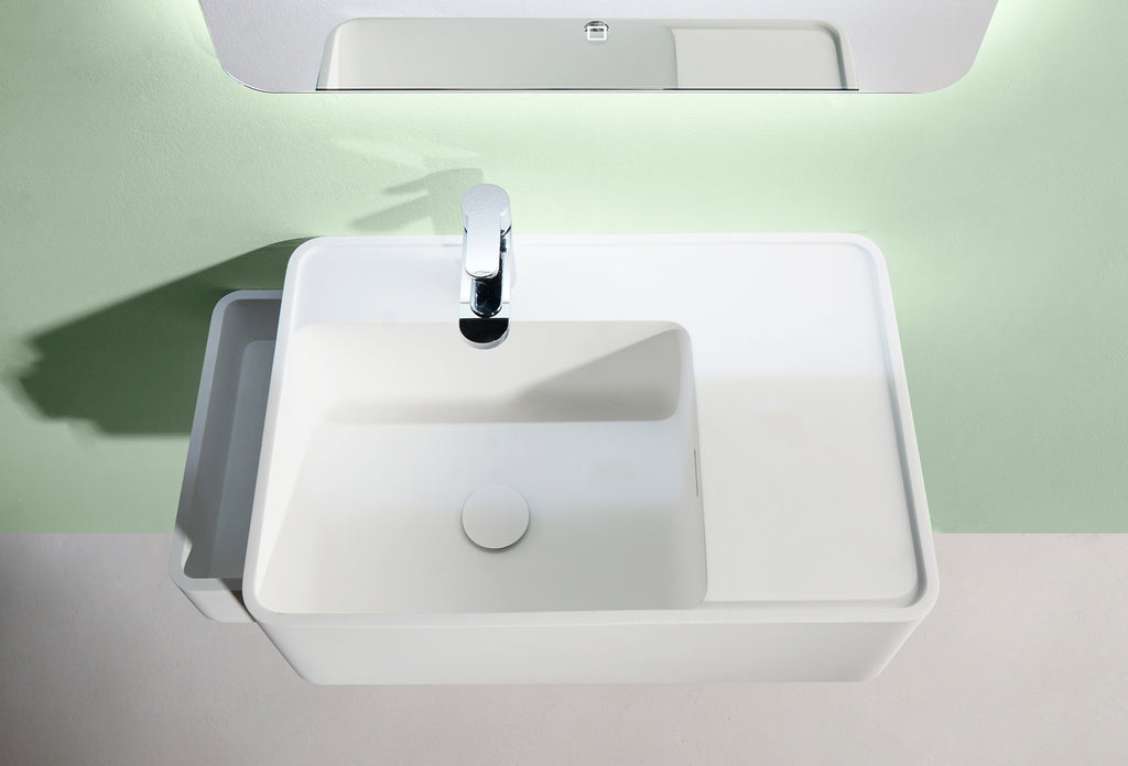 INFINITE | Captop 7.0 Wall Mount Washbasin | INFINITE Solid Surfaces