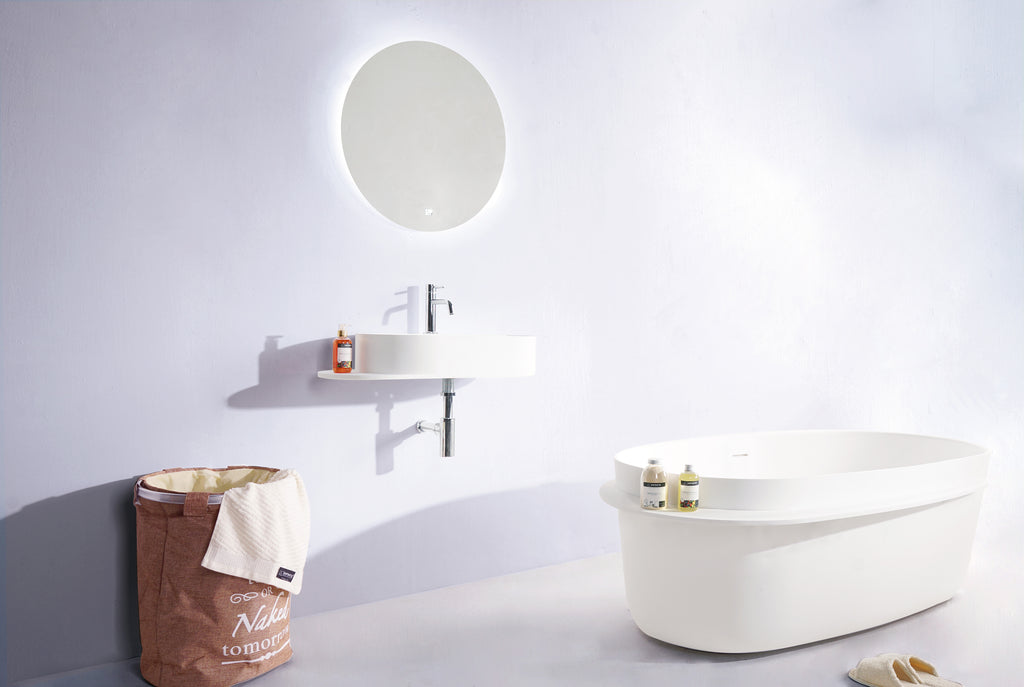 INFINITE | Captop 8.0 Wall Mount Washbasin | INFINITE Solid Surfaces