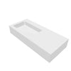 INFINITE | Vesta WM 90L with Drawer | Wall Mount Washbasin | INFINITE Solid Surfaces