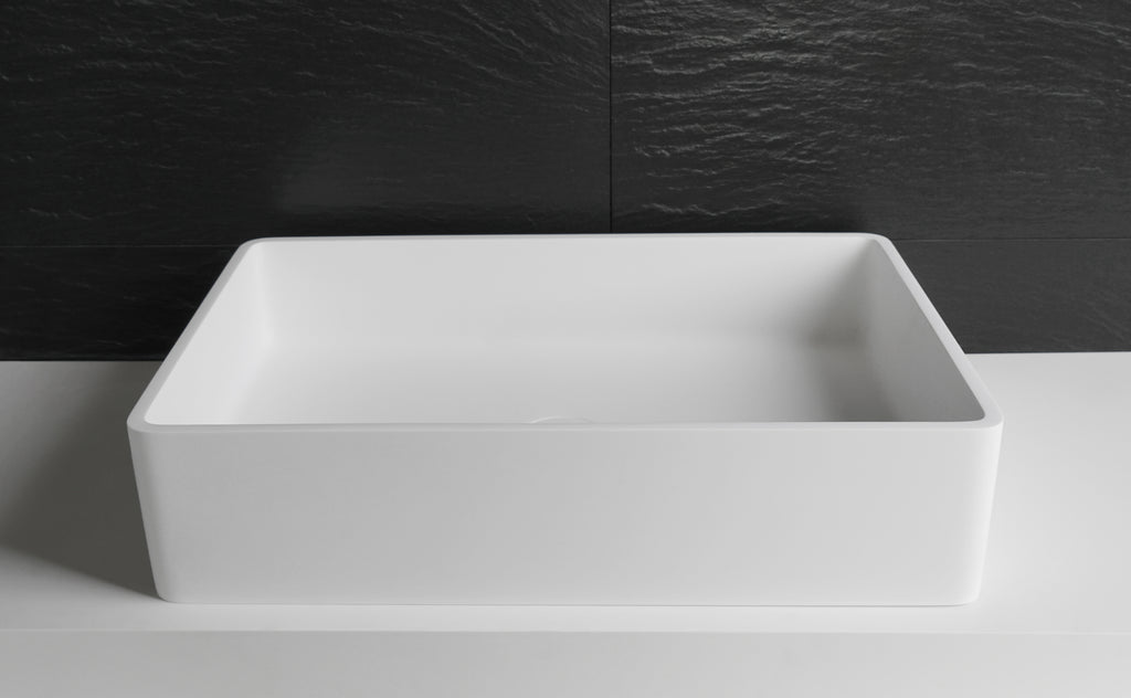 INFINITE | Bologna RR 60 Overcounter Washbasin | INFINITE Solid Surfaces