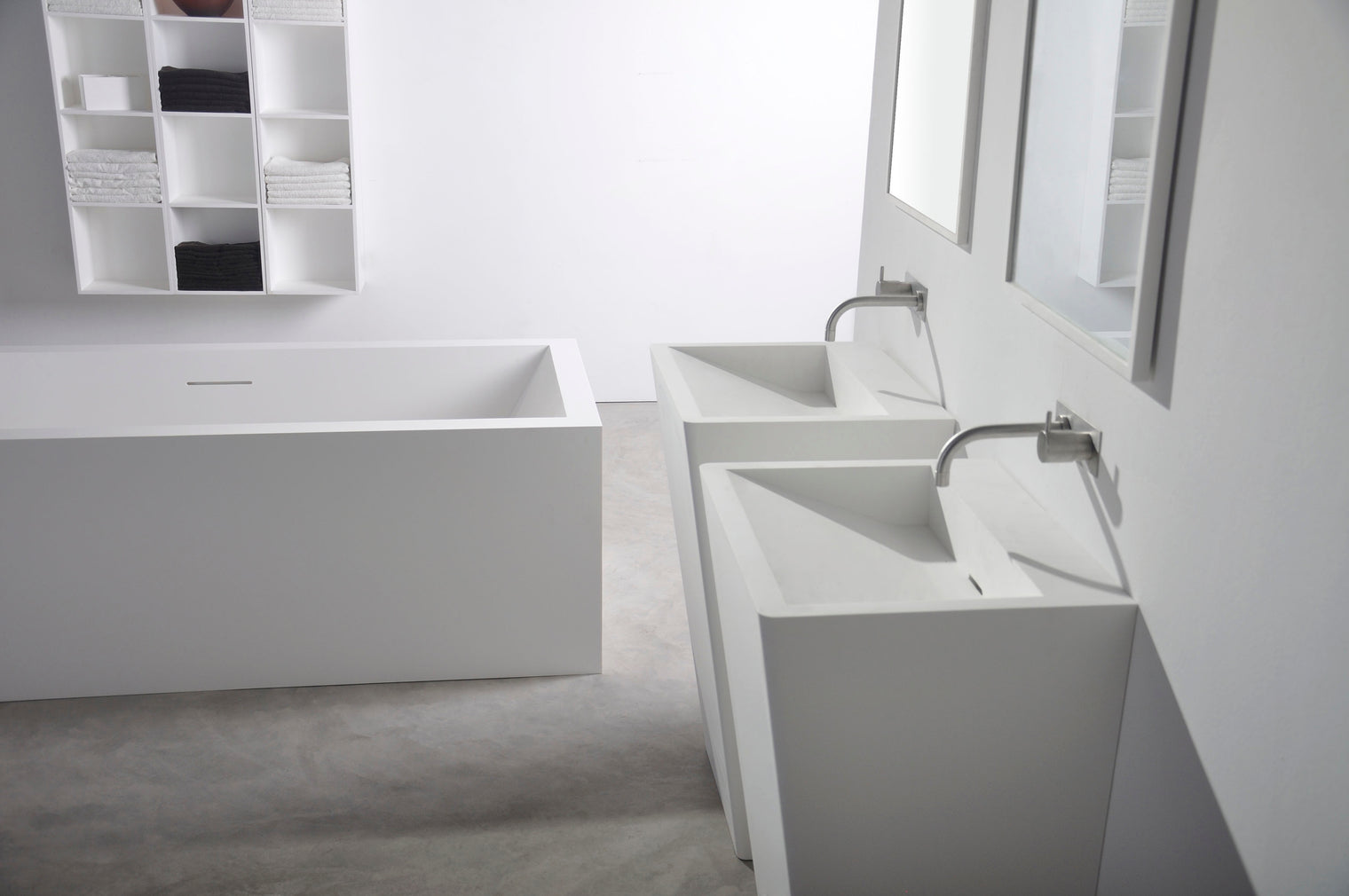 Salina P 55-PEDESTAL WASHBASINS-訂造一體無縫洗手盆,Tailor made Washbasins,waterbasin hk, 浴室物料,浴室裝修,訂造洗手盆,浴室翻新,Bathroomware ,Bespoke bathroom,浴室配件,訂造浴室潔具,訂造浴室傢俬,香港 浴室設計 公司,best custom bathroom furniture HK, Infinite Bath
