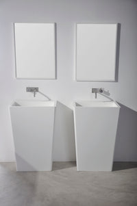 Salina P 55-PEDESTAL WASHBASINS-訂造一體無縫洗手盆,Tailor made Washbasins,waterbasin hk, 浴室物料,浴室裝修,訂造洗手盆,浴室翻新,Bathroomware ,Bespoke bathroom,浴室配件,訂造浴室潔具,訂造浴室傢俬,香港 浴室設計 公司,best custom bathroom furniture HK, Infinite Bath