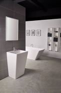 Salina P 55-PEDESTAL WASHBASINS-訂造一體無縫洗手盆,Tailor made Washbasins,waterbasin hk, 浴室物料,浴室裝修,訂造洗手盆,浴室翻新,Bathroomware ,Bespoke bathroom,浴室配件,訂造浴室潔具,訂造浴室傢俬,香港 浴室設計 公司,best custom bathroom furniture HK, Infinite Bath