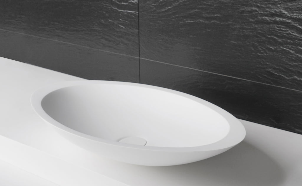 INFINITE | Bari 60 Overcounter Washbasin | INFINITE Solid Surfaces