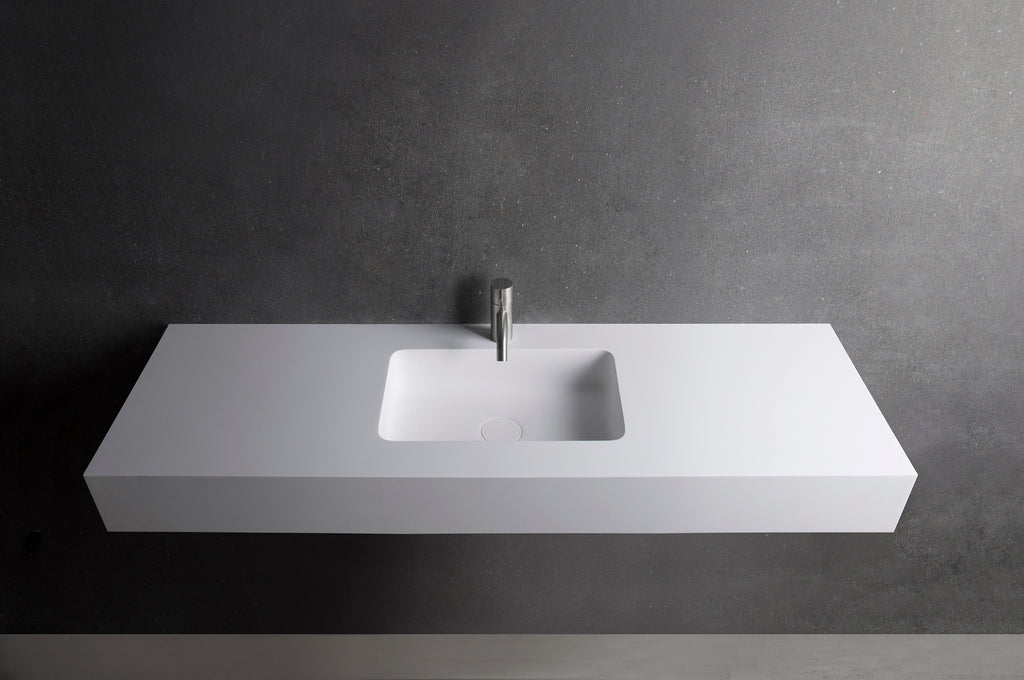 INFINITE | Vesta WM 120 | Wall Mount Washbasin | INFINITE Solid Surfaces