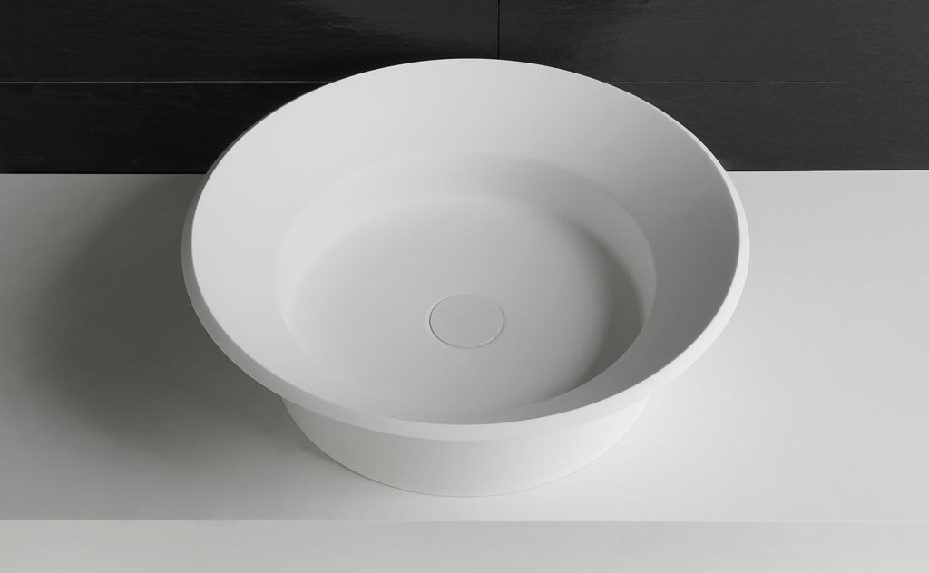 INFINITE | Olbia 50 Overcounter Washbasin | INFINITE Solid Surfaces