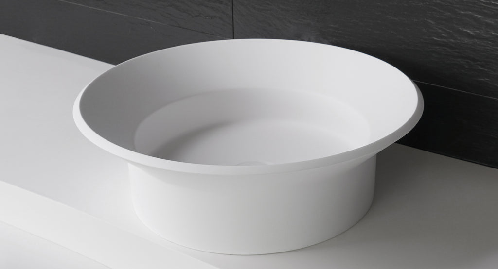 INFINITE | Olbia 50 Overcounter Washbasin | INFINITE Solid Surfaces