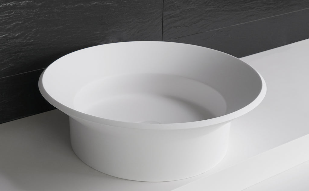INFINITE | Olbia 50 Overcounter Washbasin | INFINITE Solid Surfaces