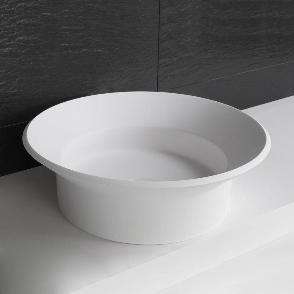 INFINITE | Olbia 50 Overcounter Washbasin | INFINITE Solid Surfaces