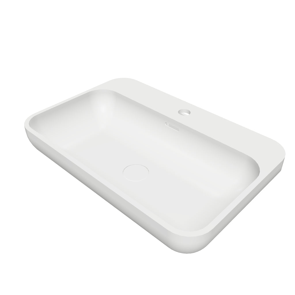 INFINITE | Niagara WM 60 | Wall Mount Washbasin | INFINITE Solid Surfaces