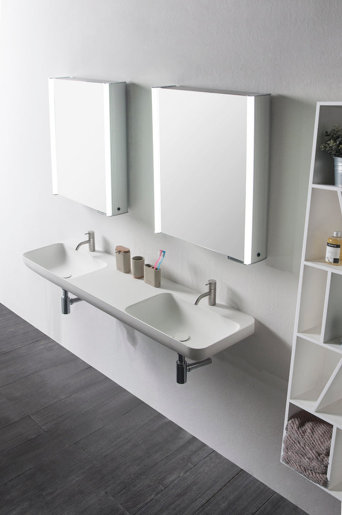 INFINITE | Niagara WM 150DB | Wall Mount Washbasin | INFINITE Solid Surfaces