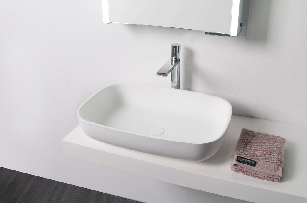 INFINITE | Niagara RR 60 | Overcounter Washbasin | INFINITE Solid Surfaces
